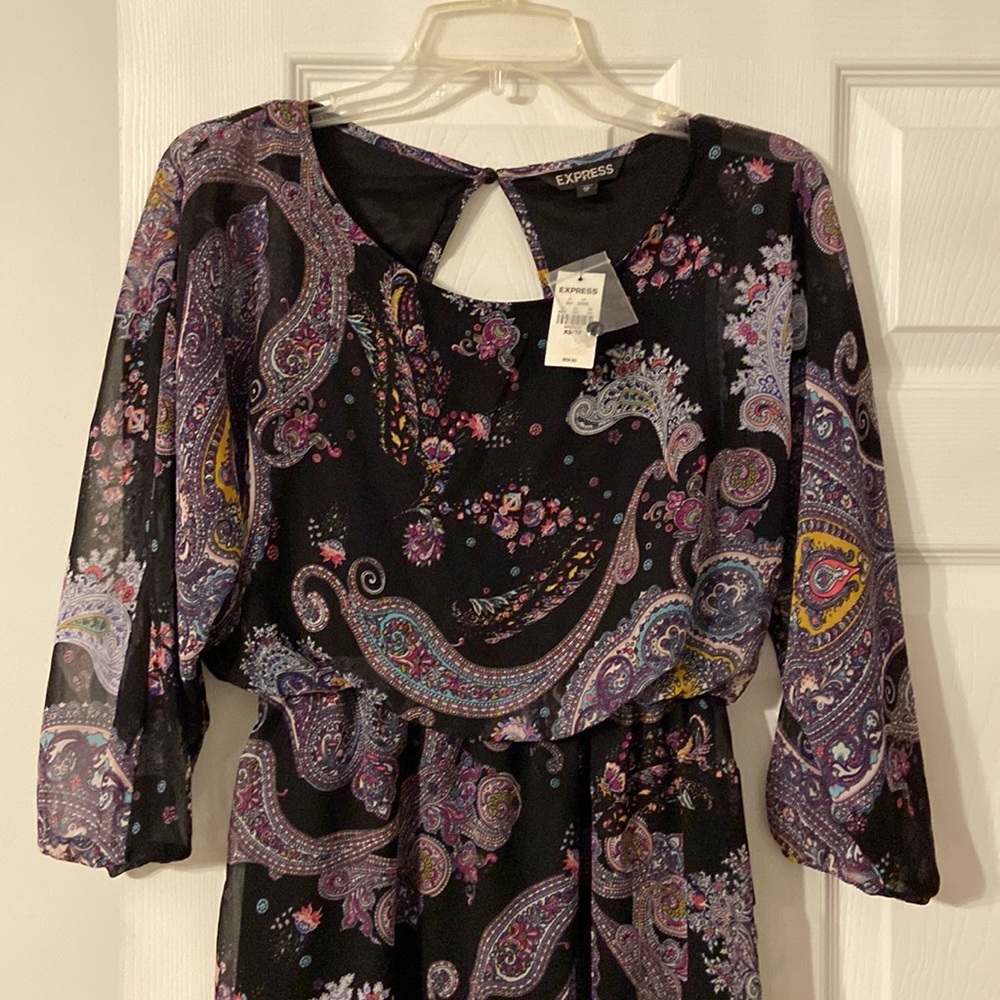 Express Women Dresssize XS brand new with tag long 31” - Picture 2 of 13